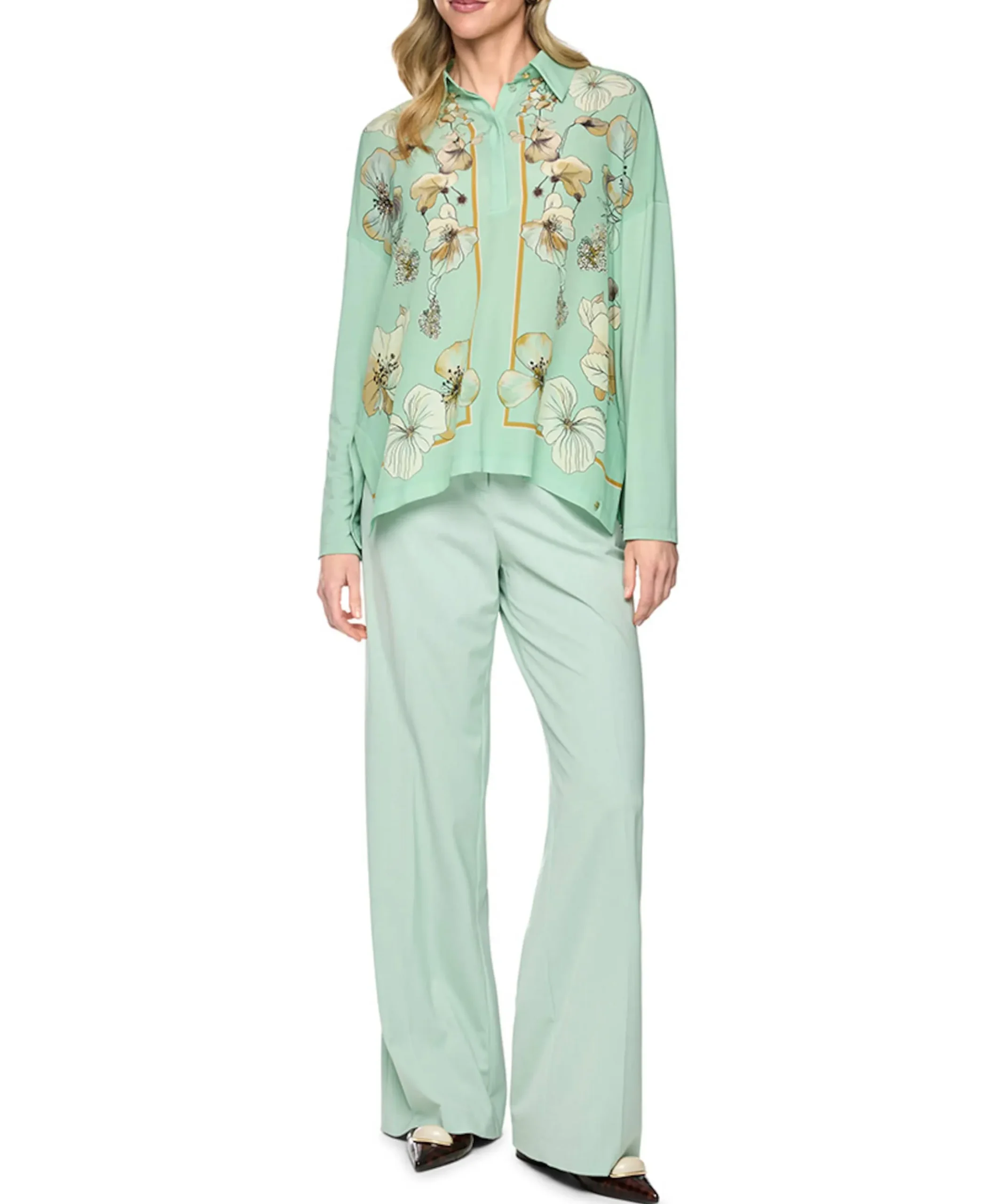Dames blouse groen