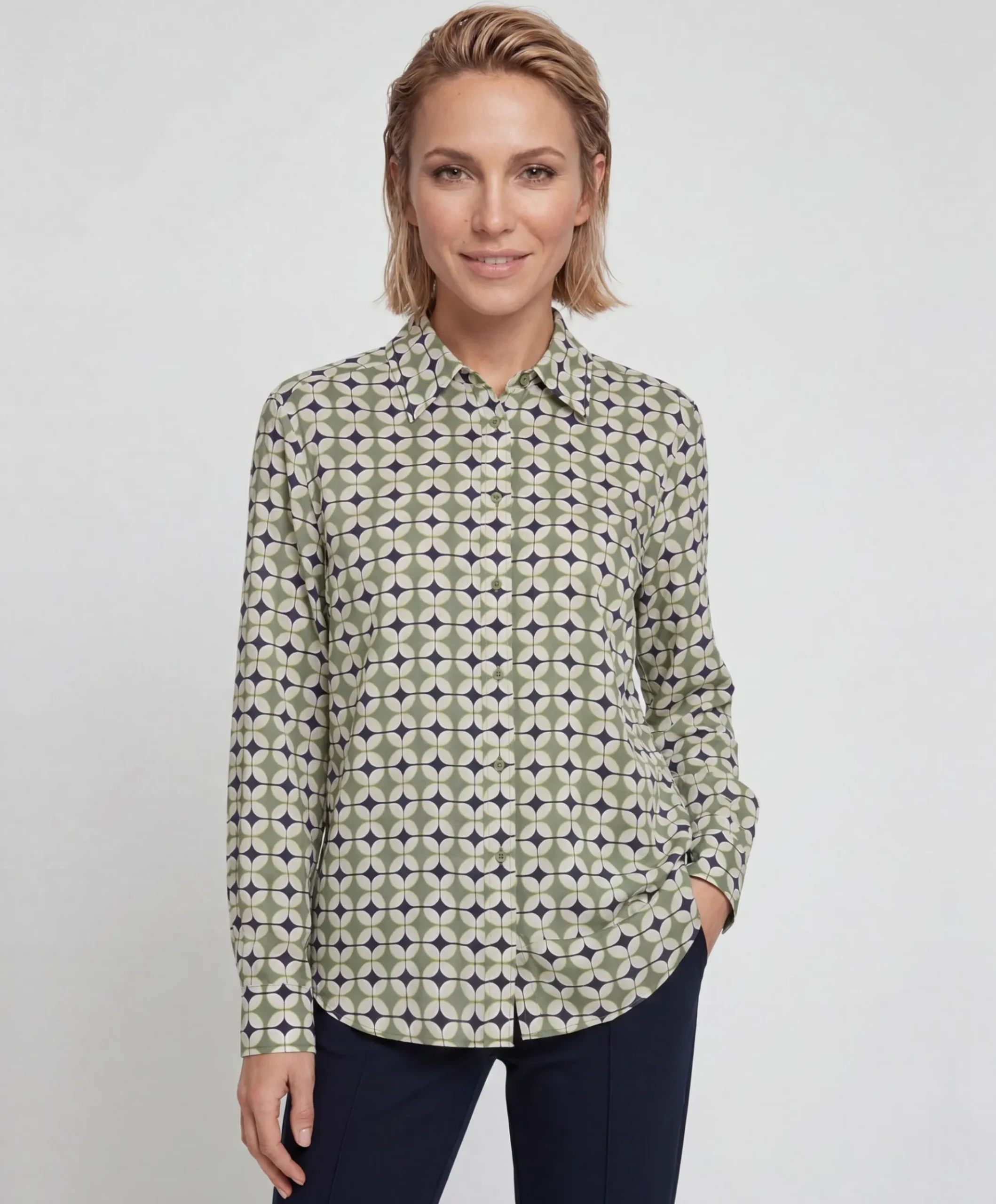 Dames blouse groen