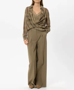 Dames blouse groen