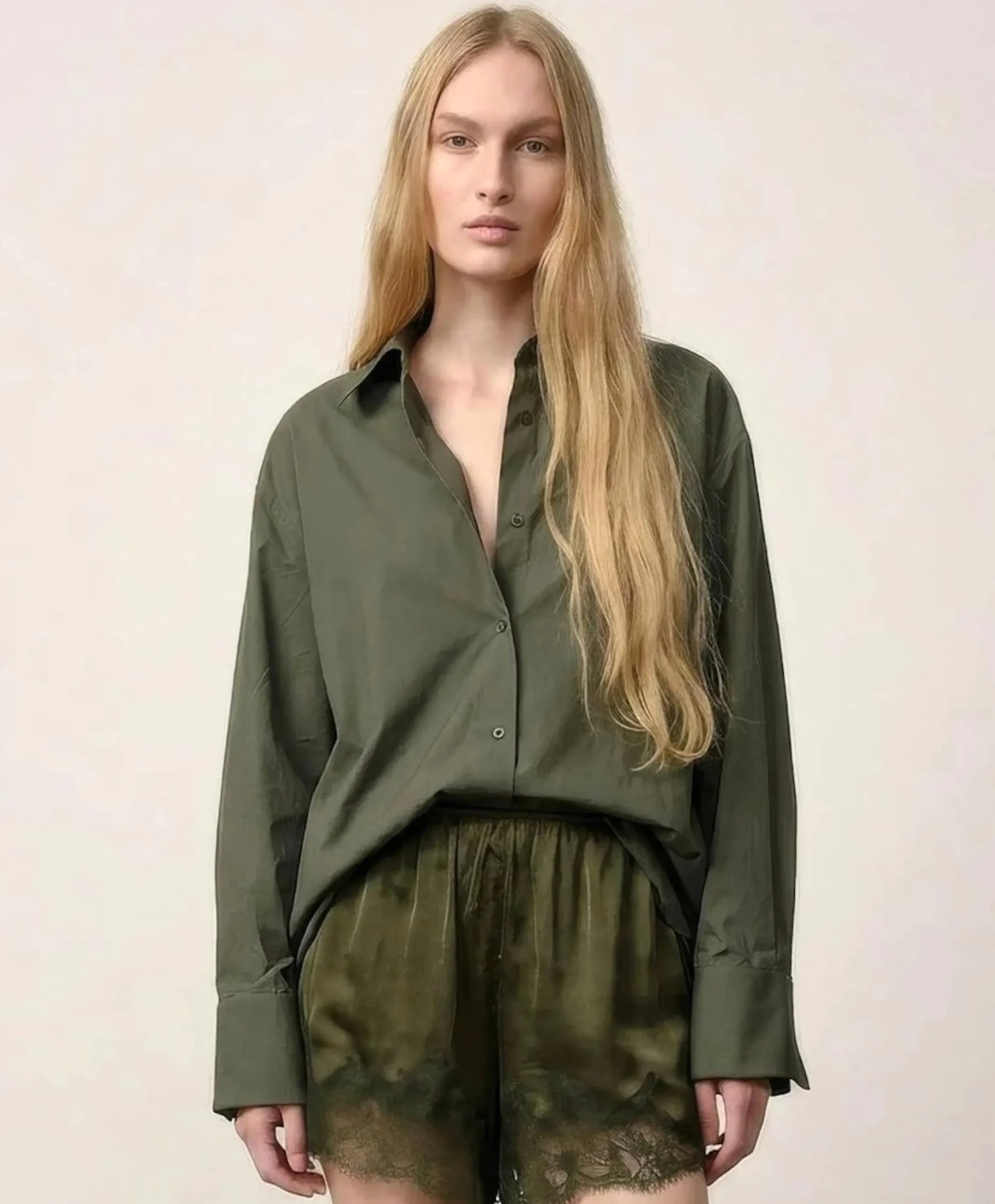 Dames blouse groen