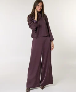 Dames blouse paars
