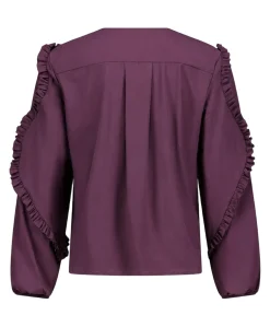 Dames blouse paars