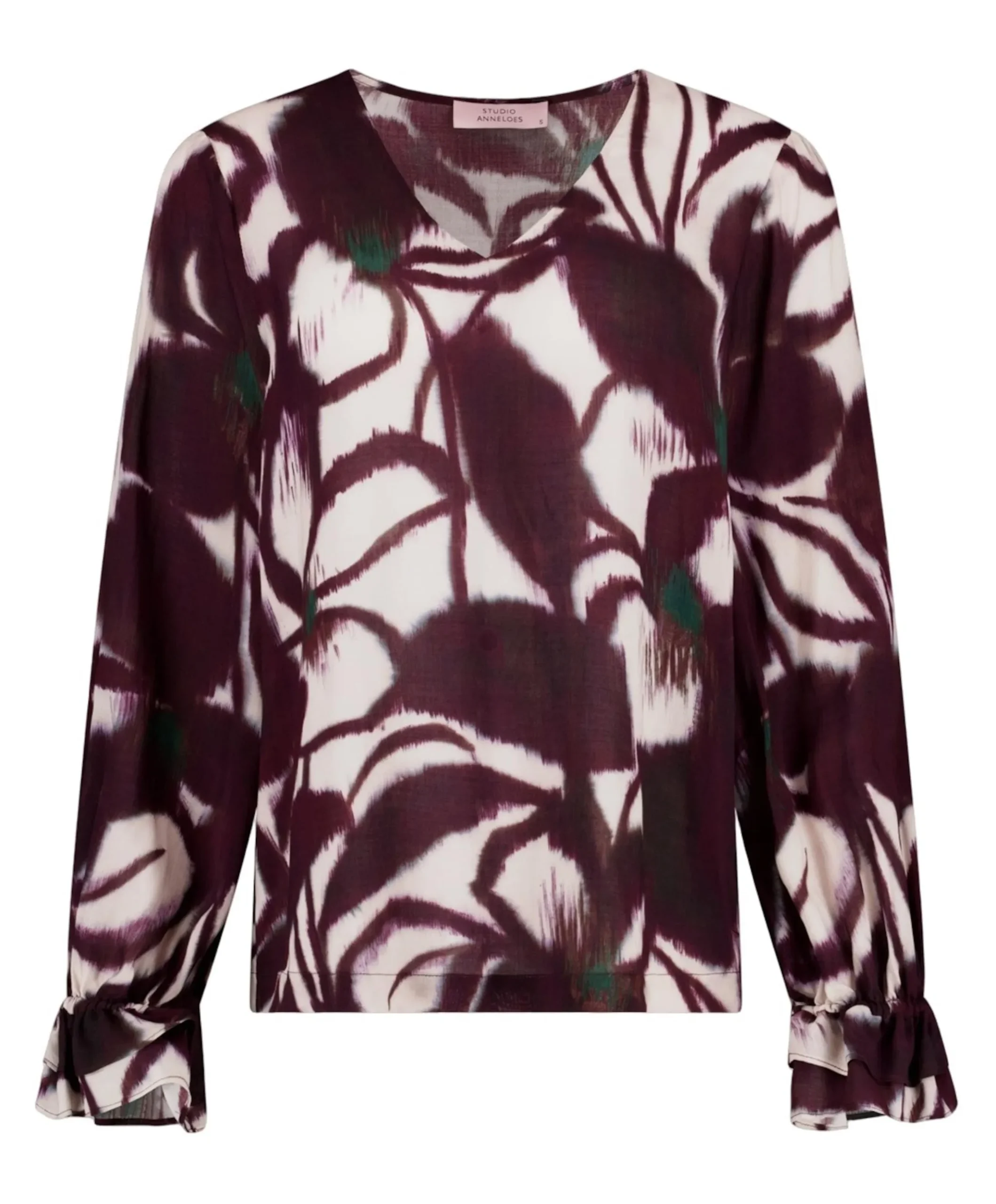 Dames blouse paars
