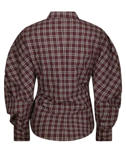 Dames blouse paars