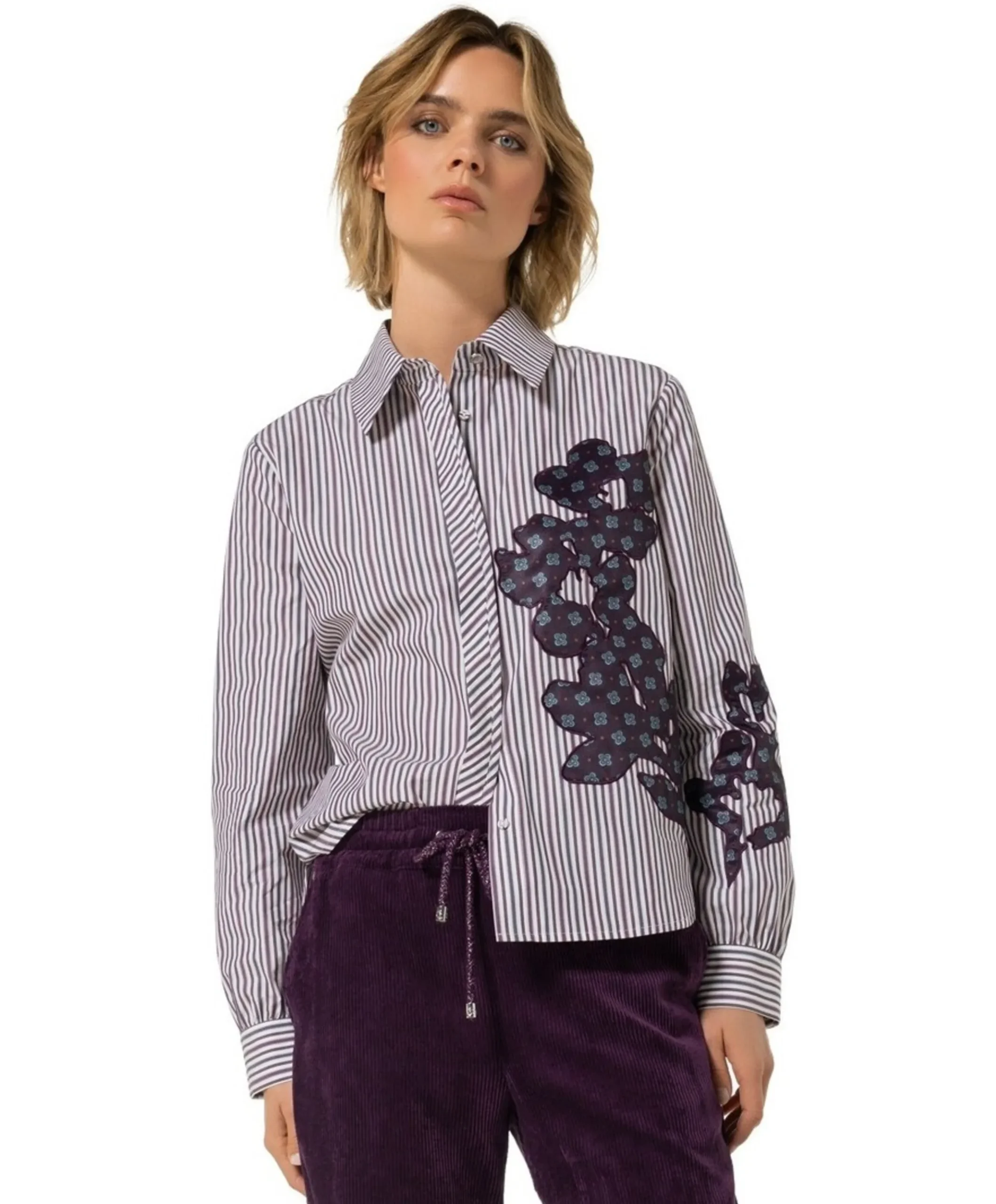 Dames blouse paars