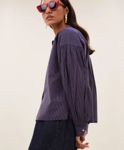 Dames blouse paars