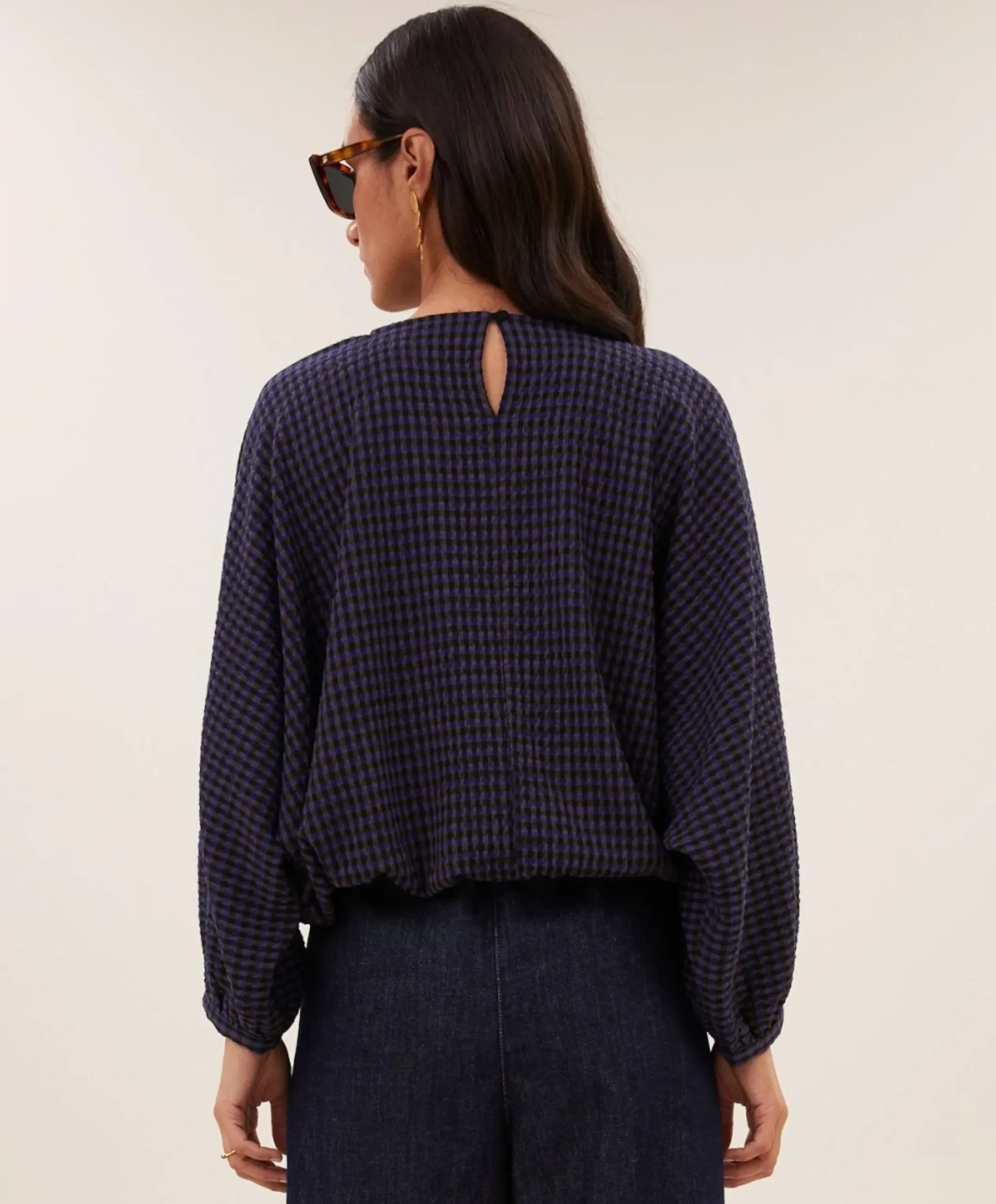 Dames blouse paars