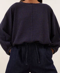 Dames blouse paars