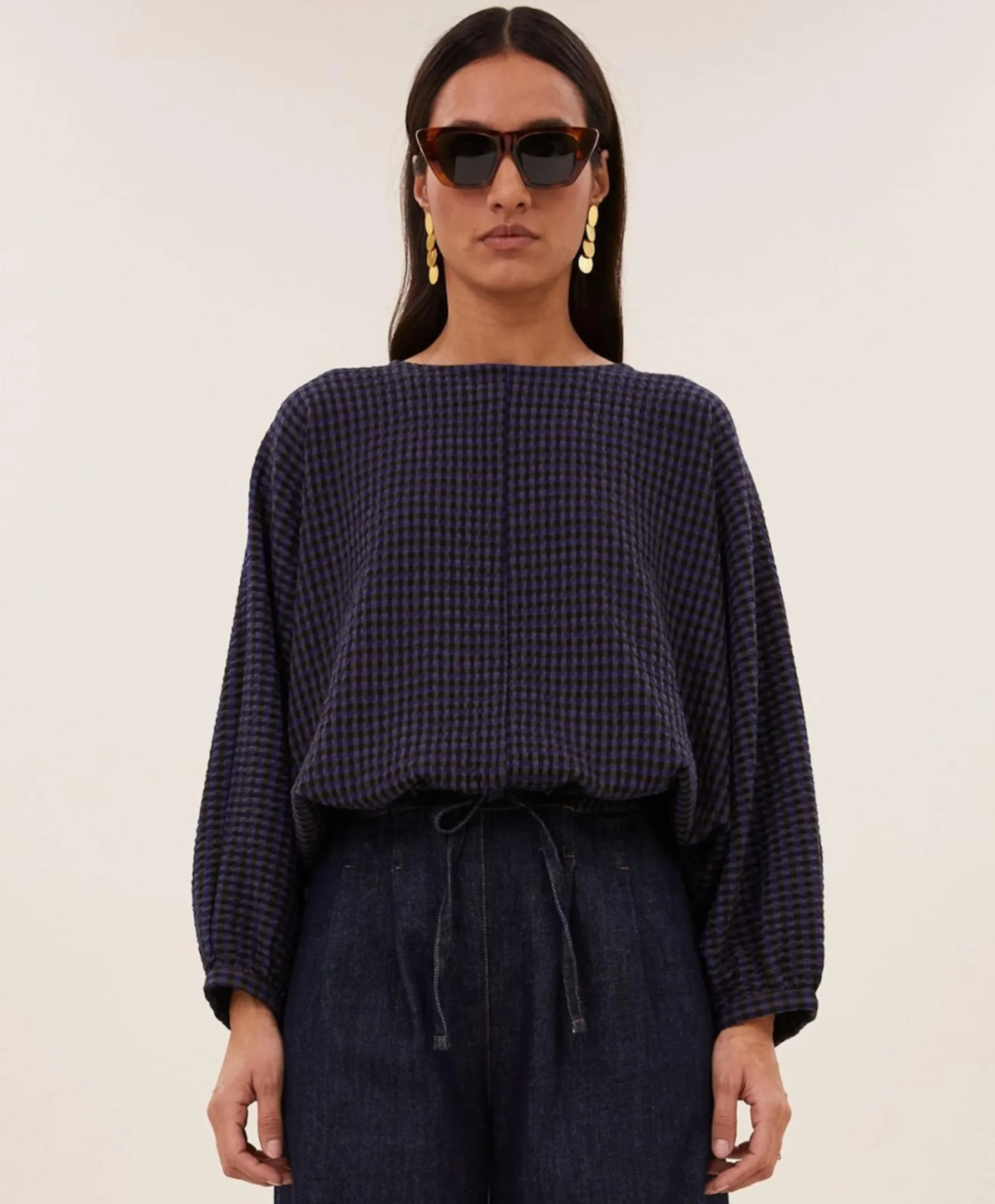 Dames blouse paars