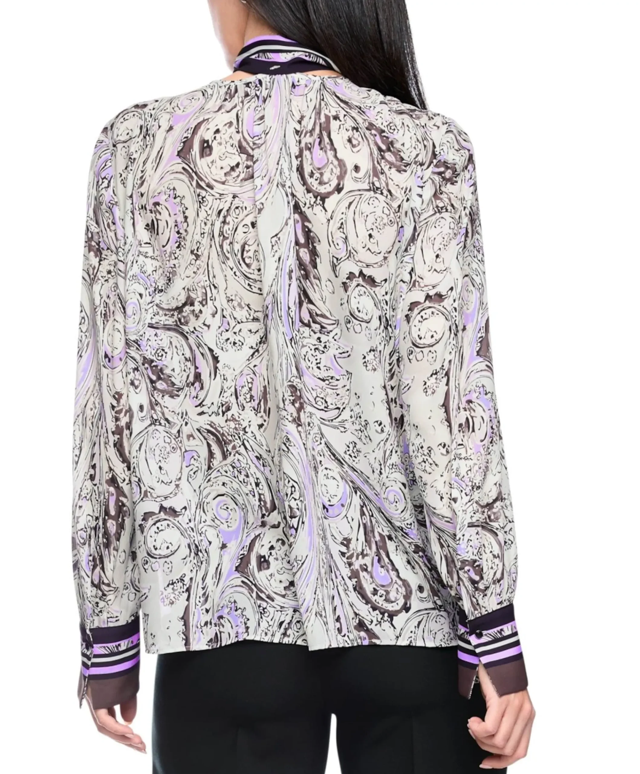 Dames blouse paars
