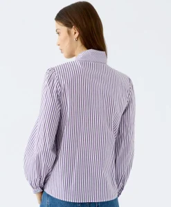 Dames blouse paars