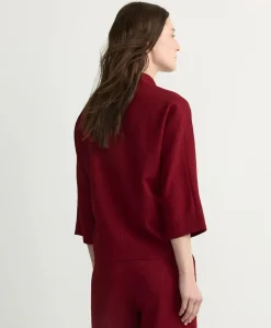 Dames blouse rood