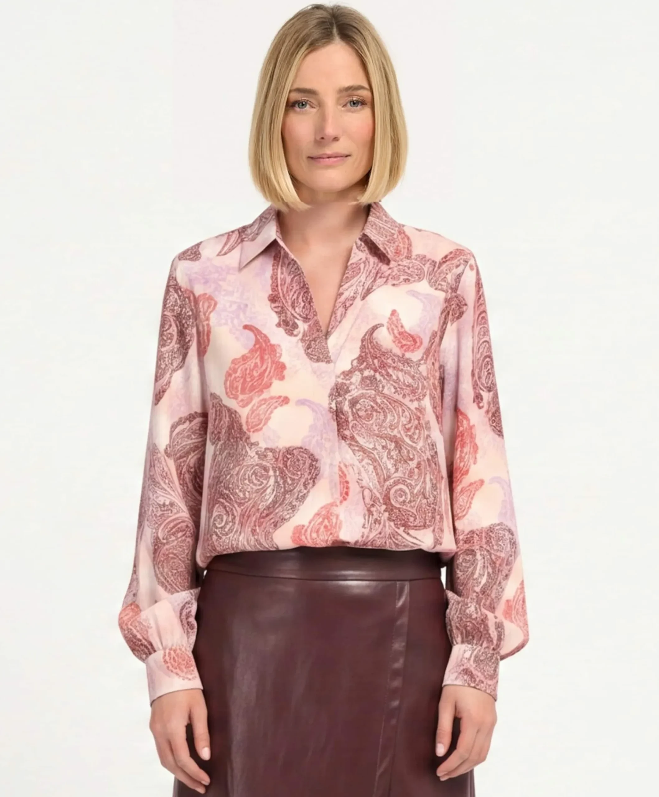 Dames blouse rood