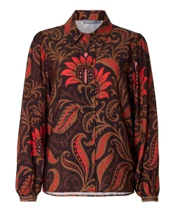 Dames blouse rood