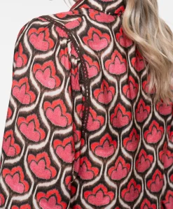 Dames blouse rood