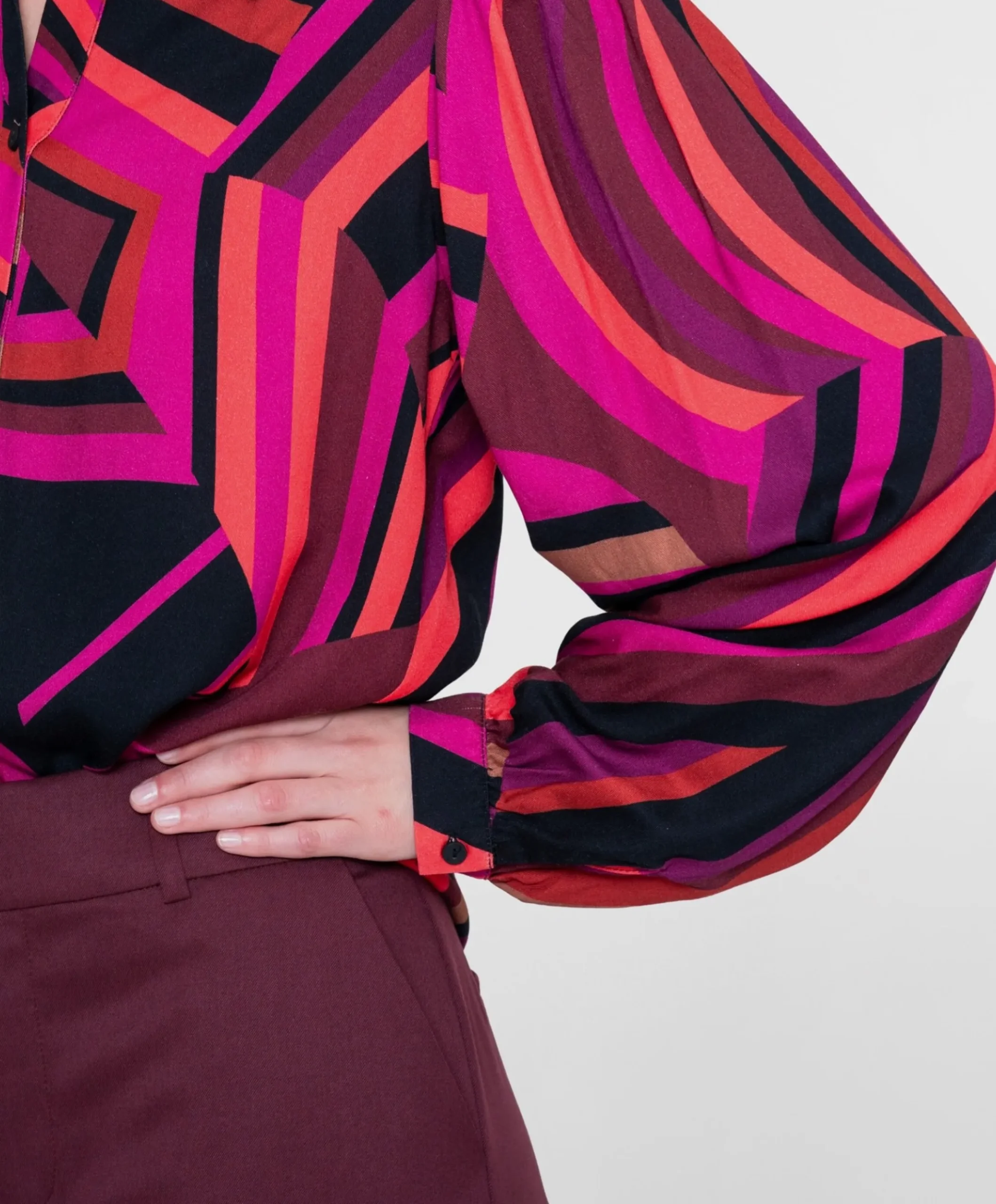 Dames blouse roze
