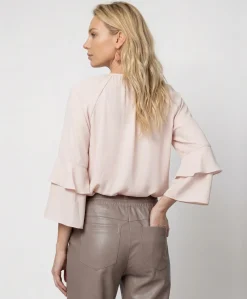 Dames blouse roze