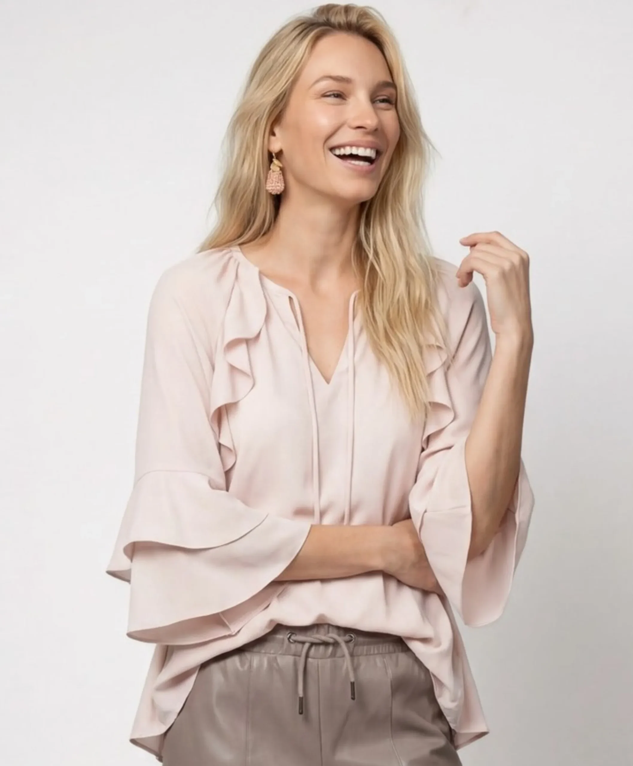 Dames blouse roze