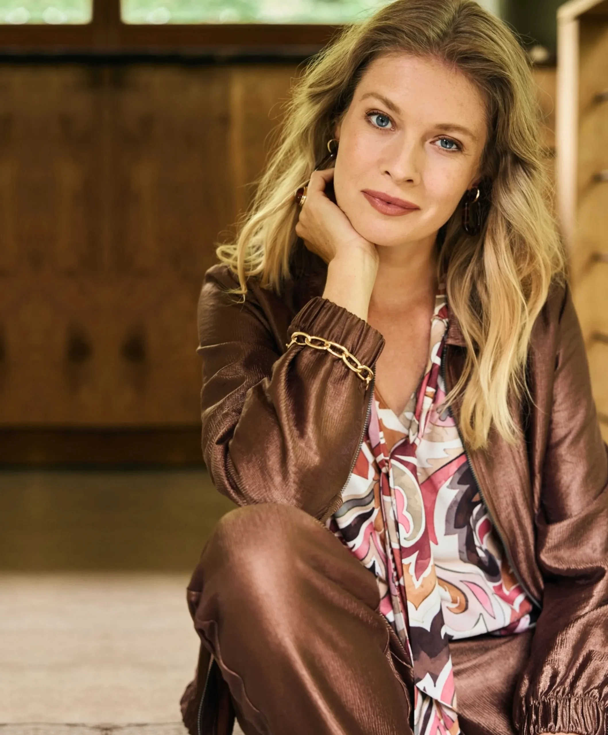 Dames blouse roze