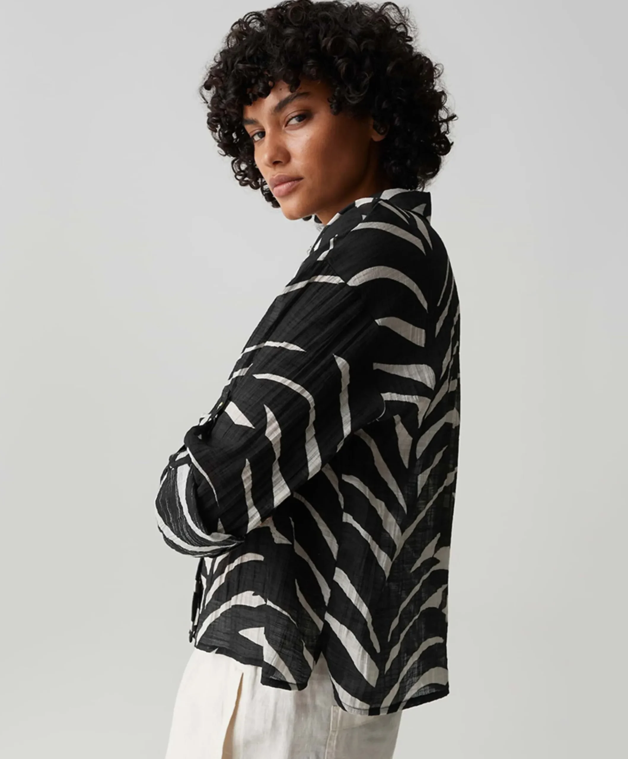 Dames blouse zwart
