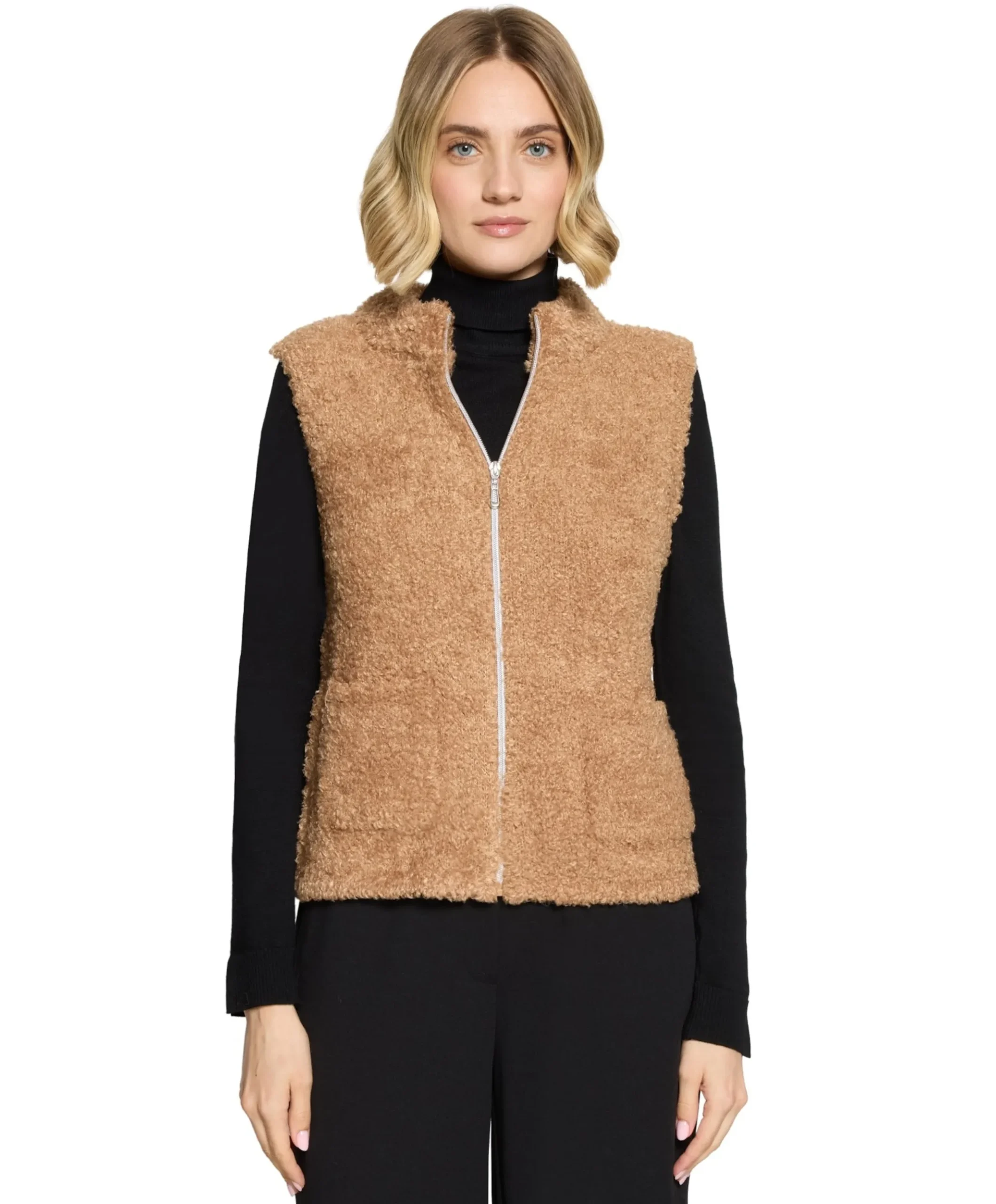 Dames bodywarmer beige