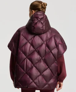 Dames bodywarmer bordeaux