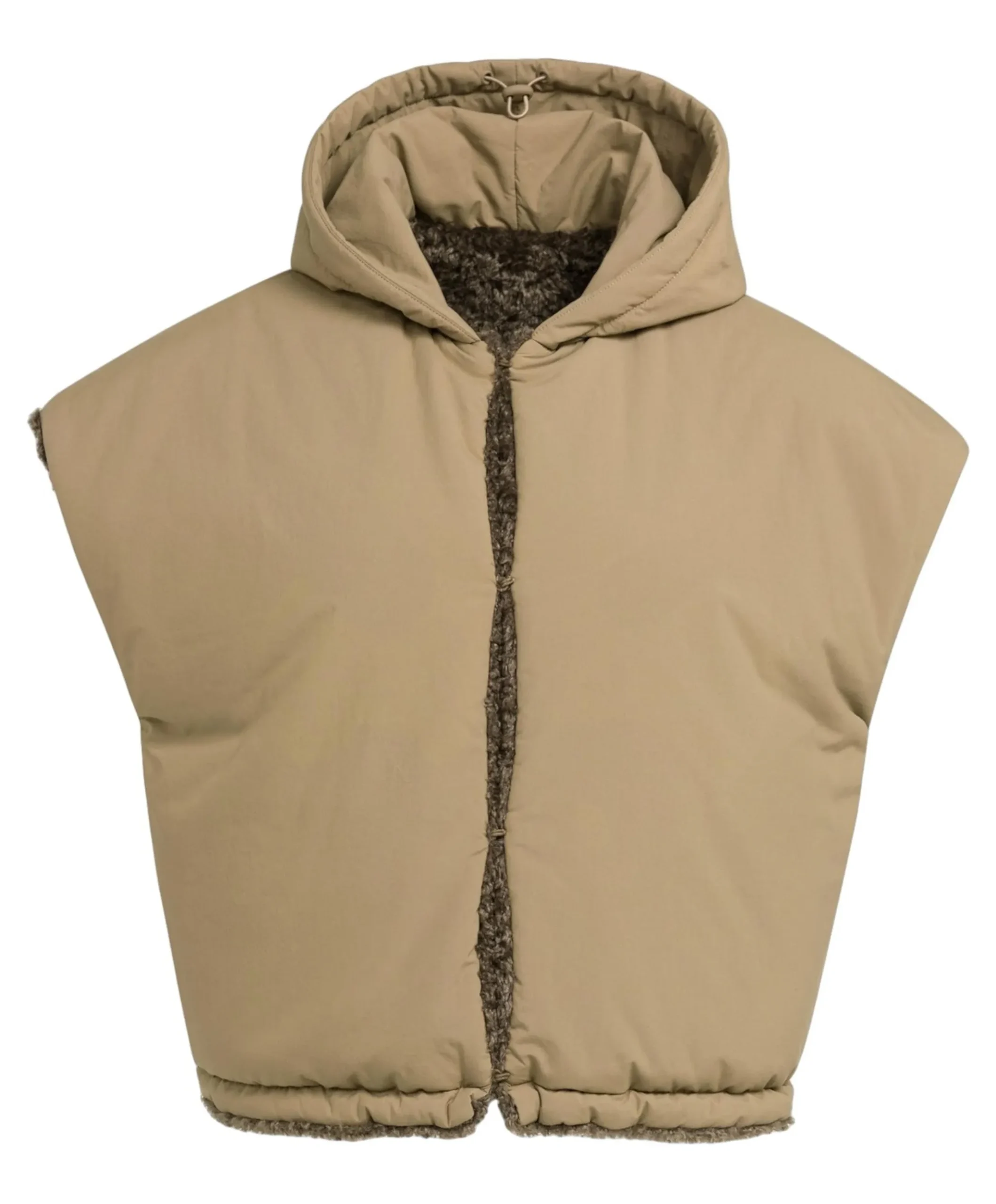 Dames bodywarmer bruin