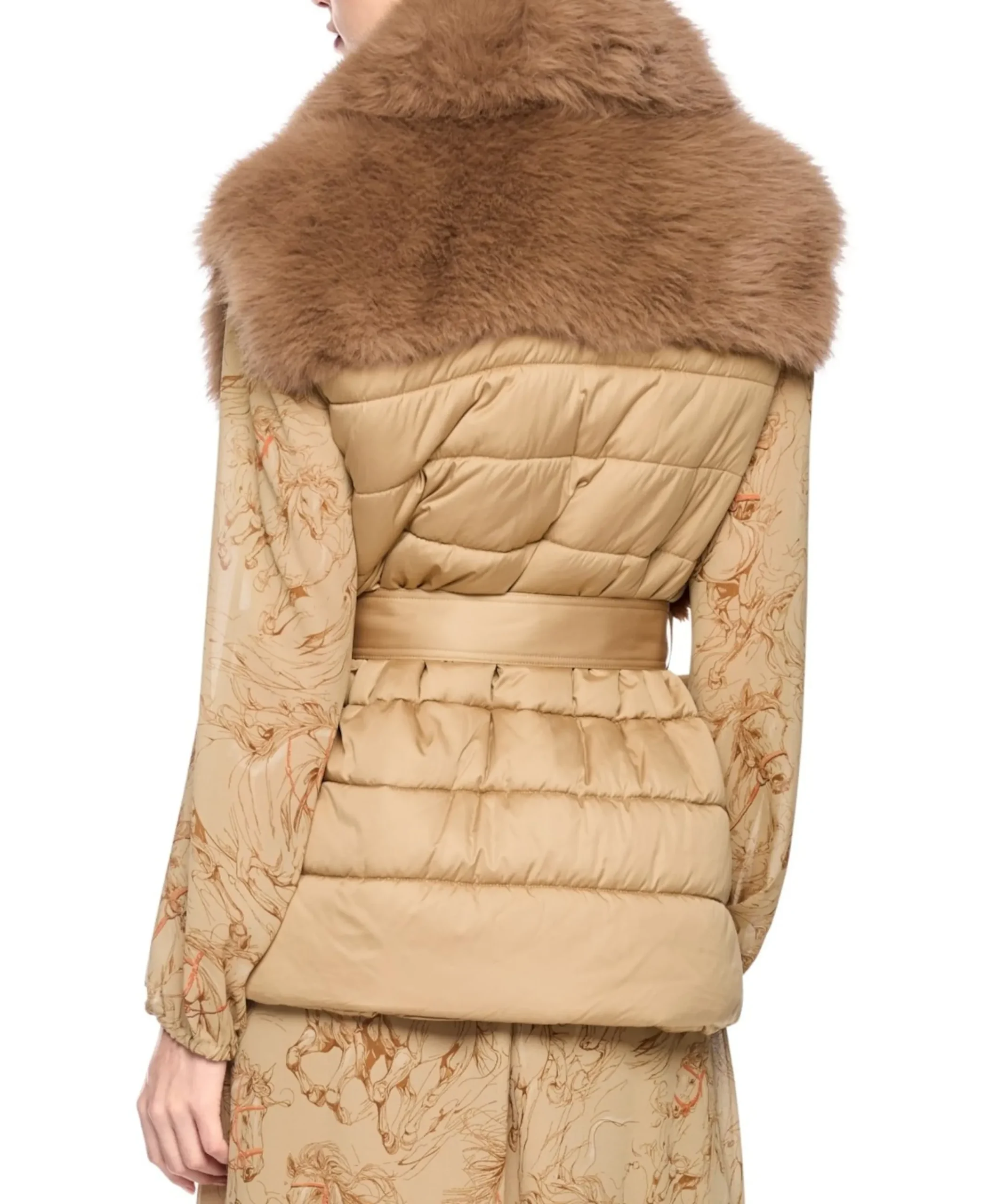 Dames bodywarmer bruin