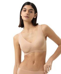 Dames bralette beige