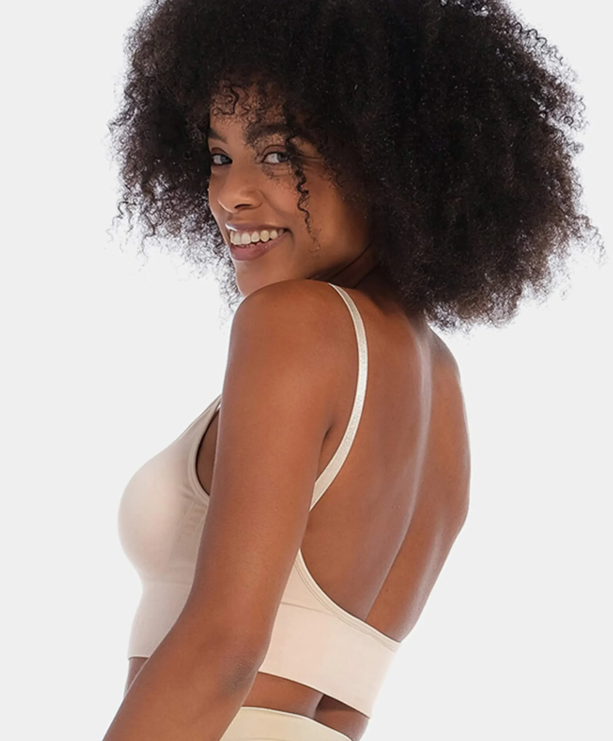 Dames bralette beige