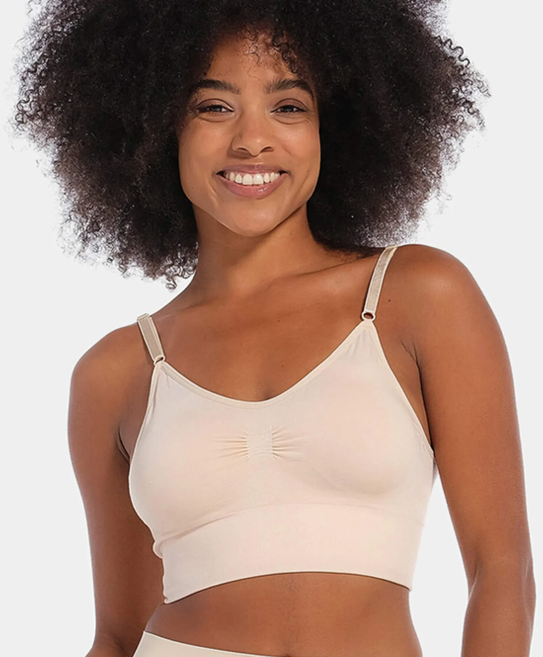 Dames bralette beige