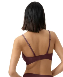Dames bralette bordeaux
