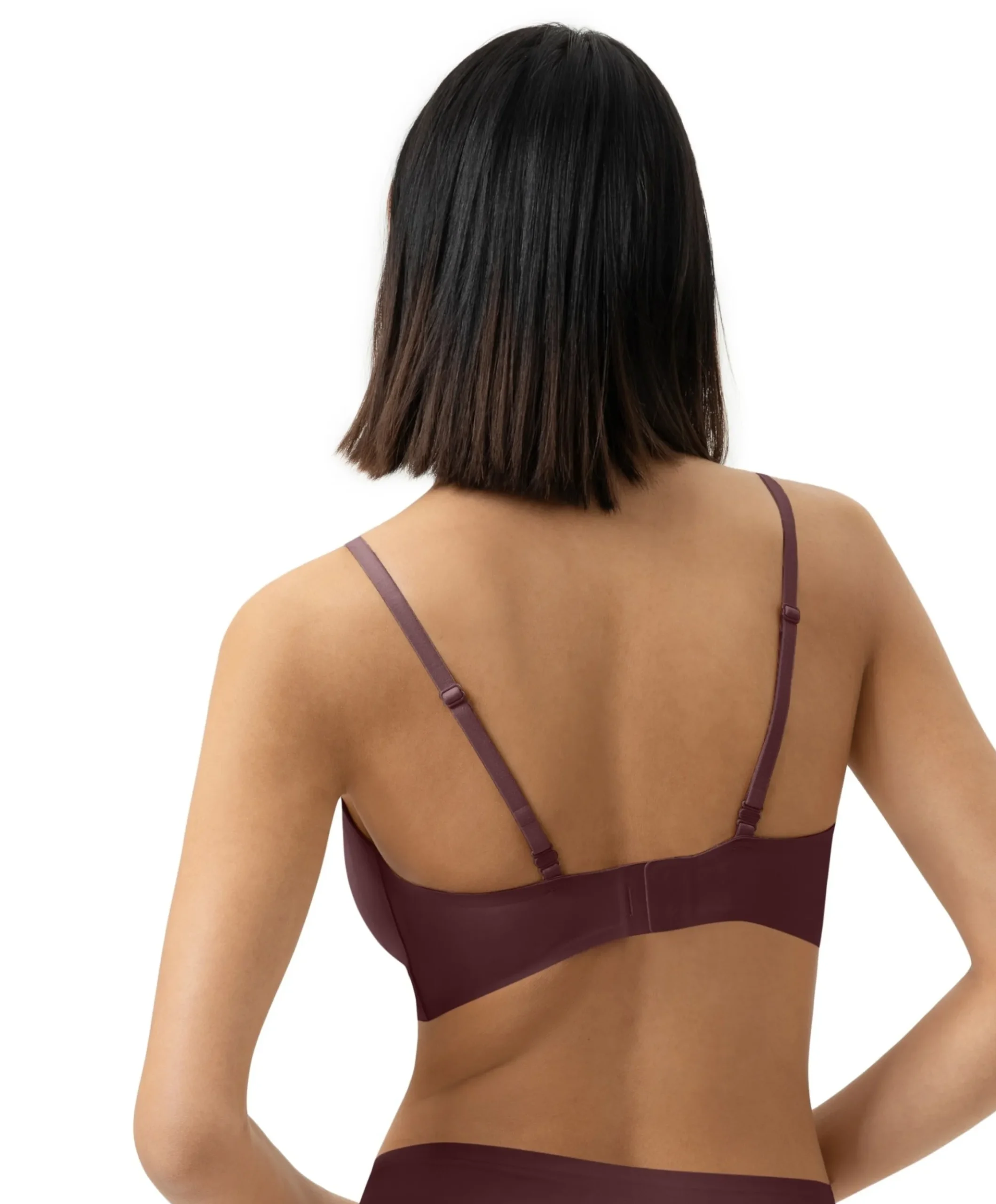 Dames bralette bordeaux