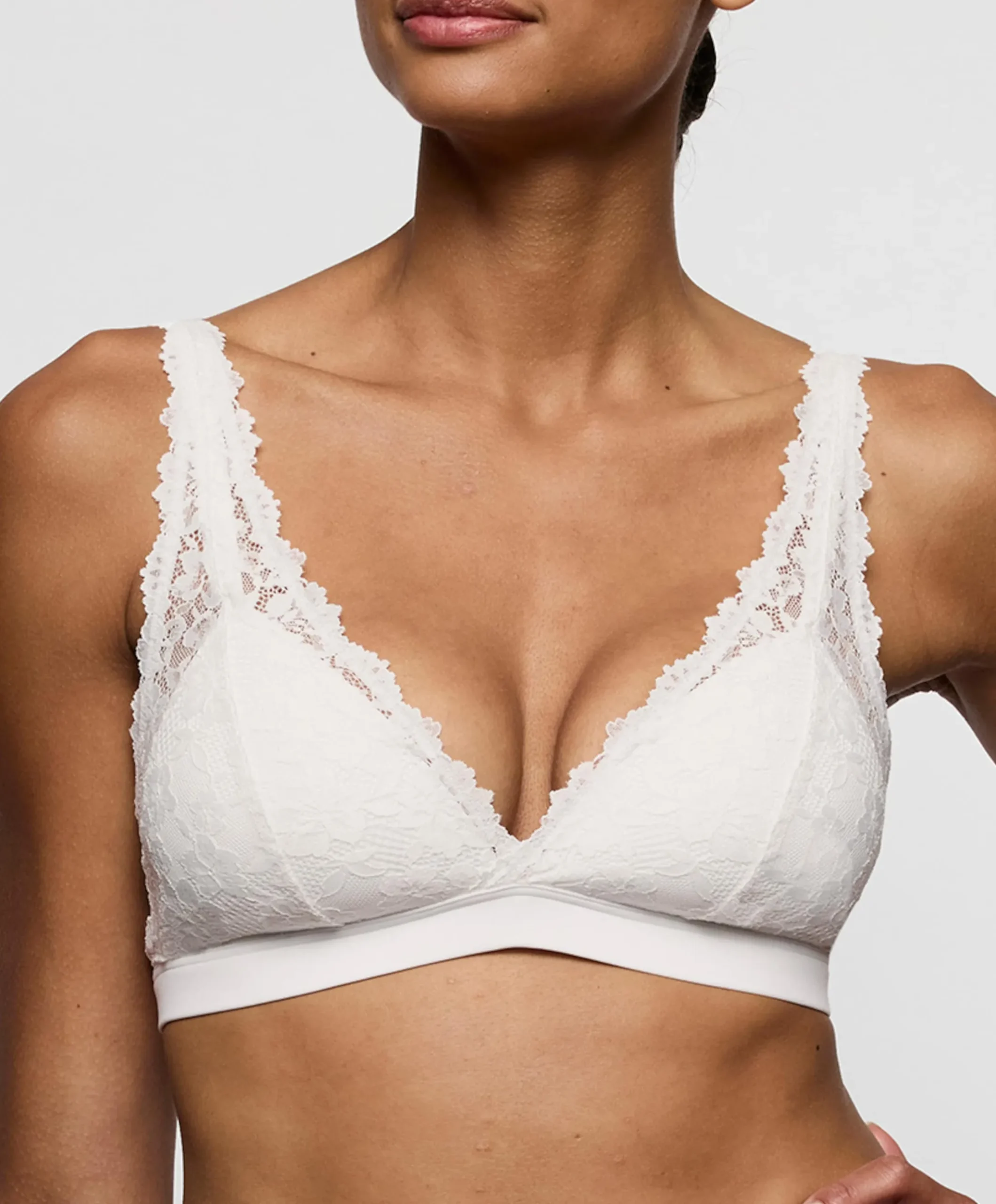 Dames bralette ecru