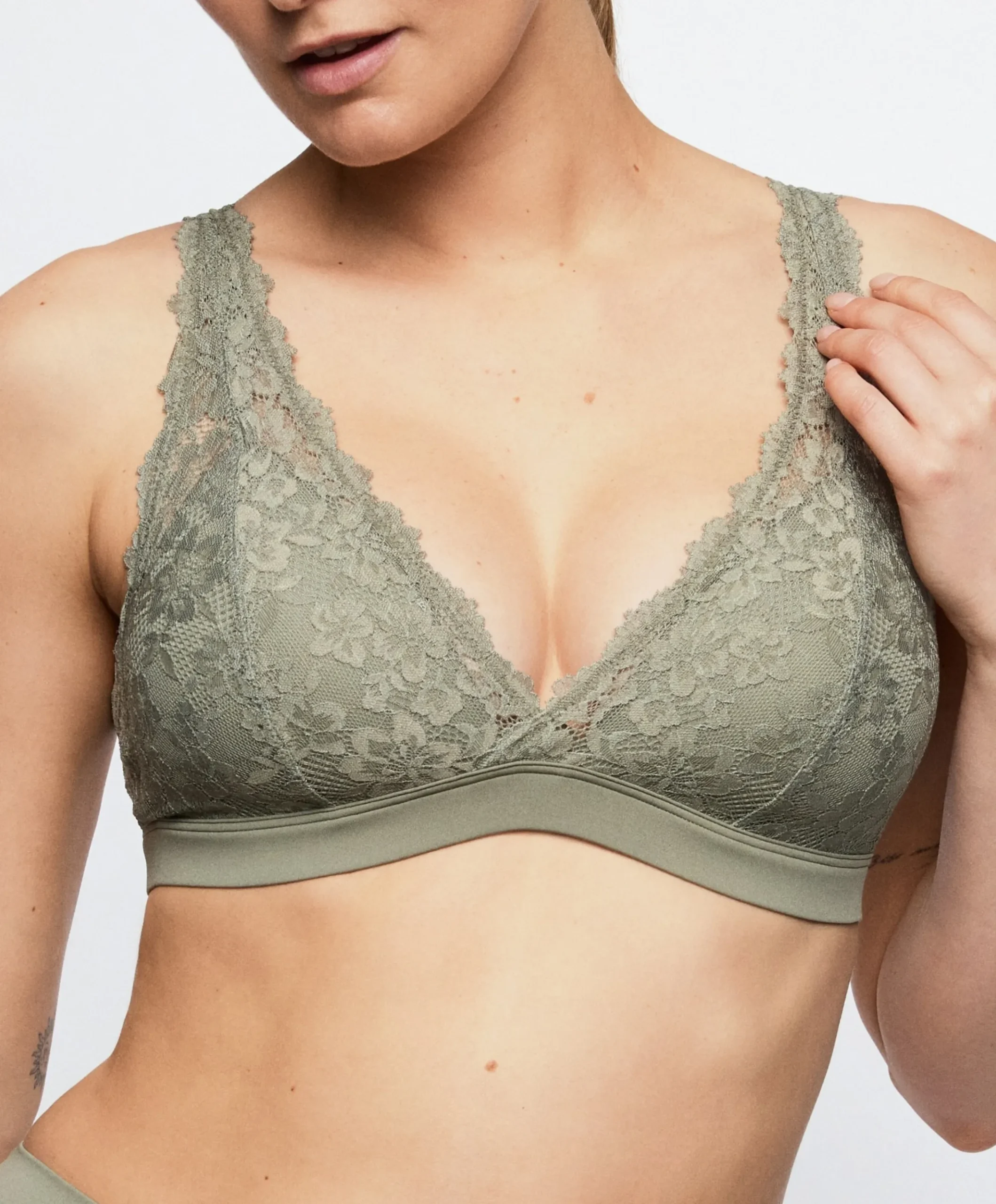 Dames bralette groen