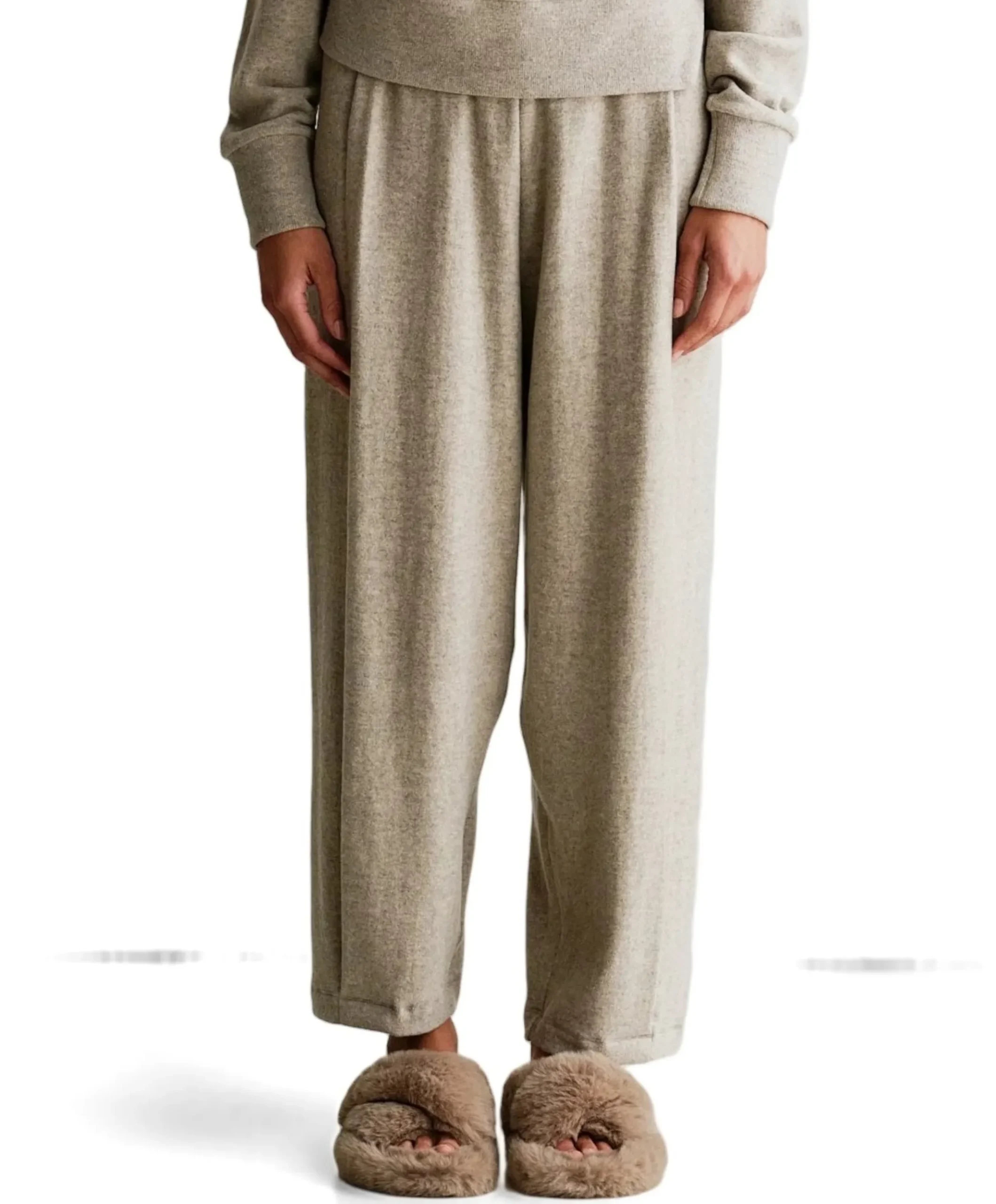 Dames broek beige