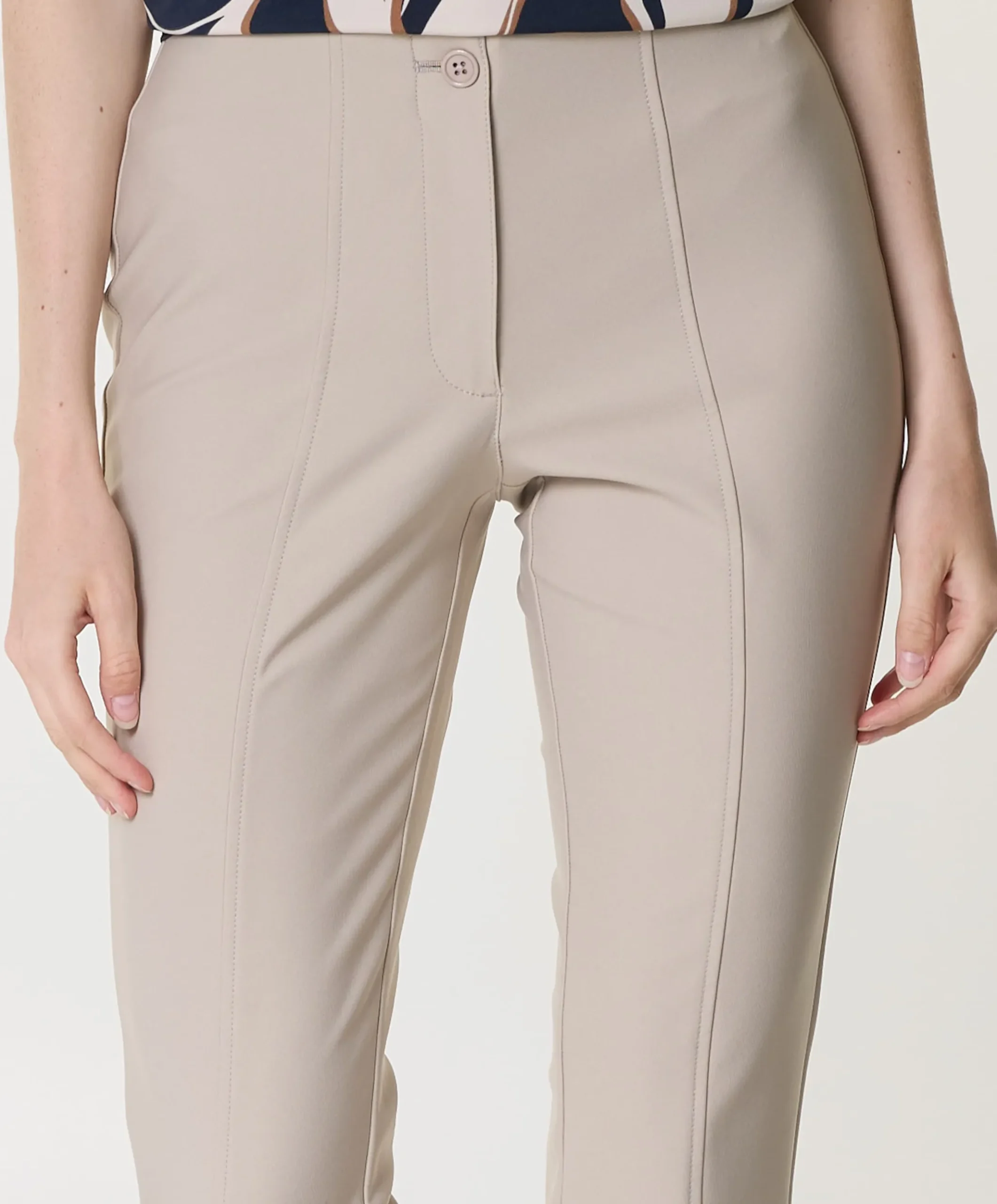 7/8 dames broek beige