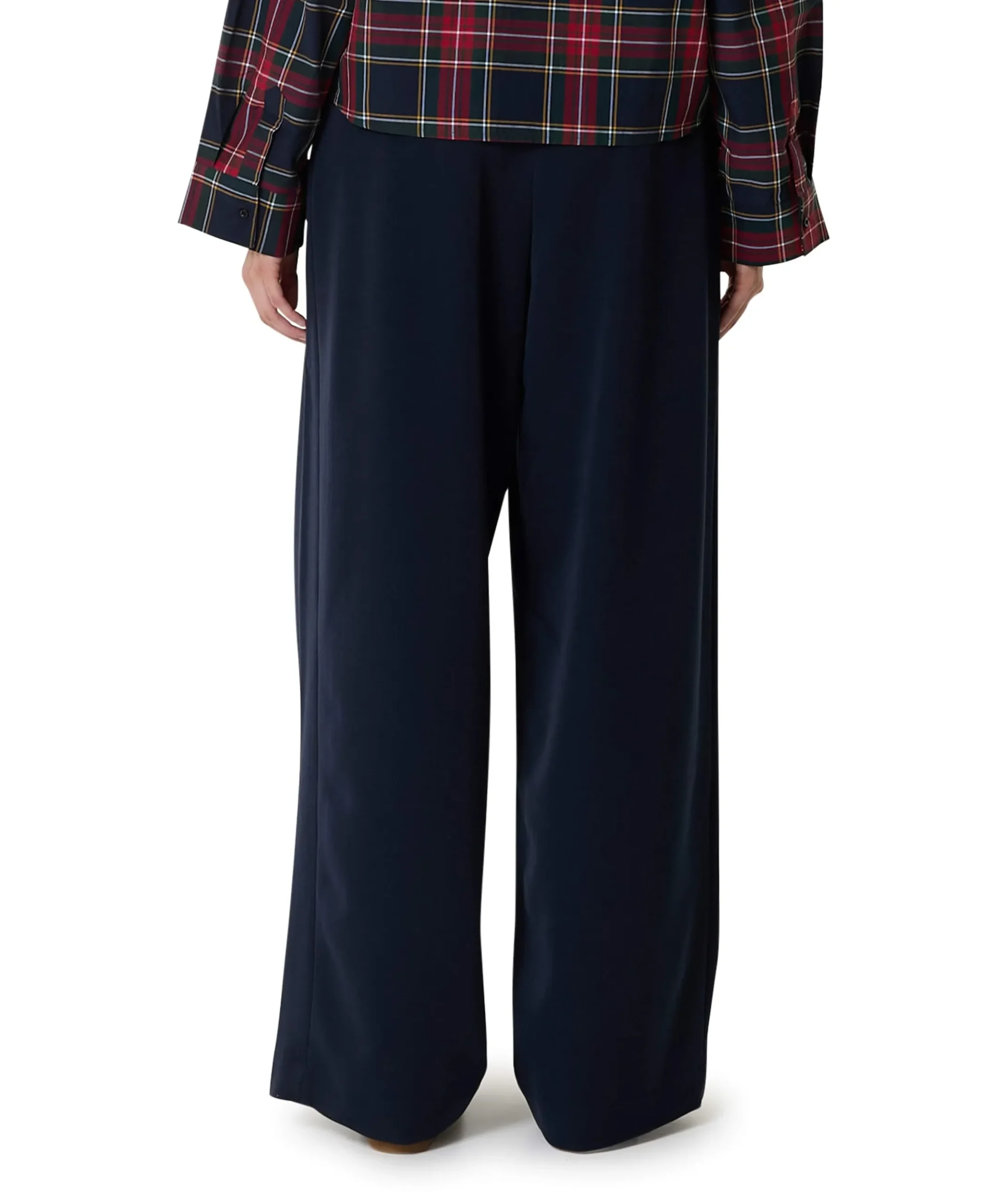 dames broek blauw
