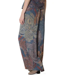 dames broek blauw