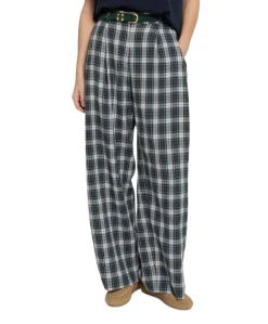 dames broek blauw