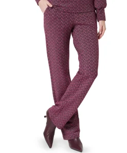 Dames broek bordeaux