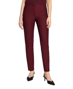 7/8 dames broek bordeaux