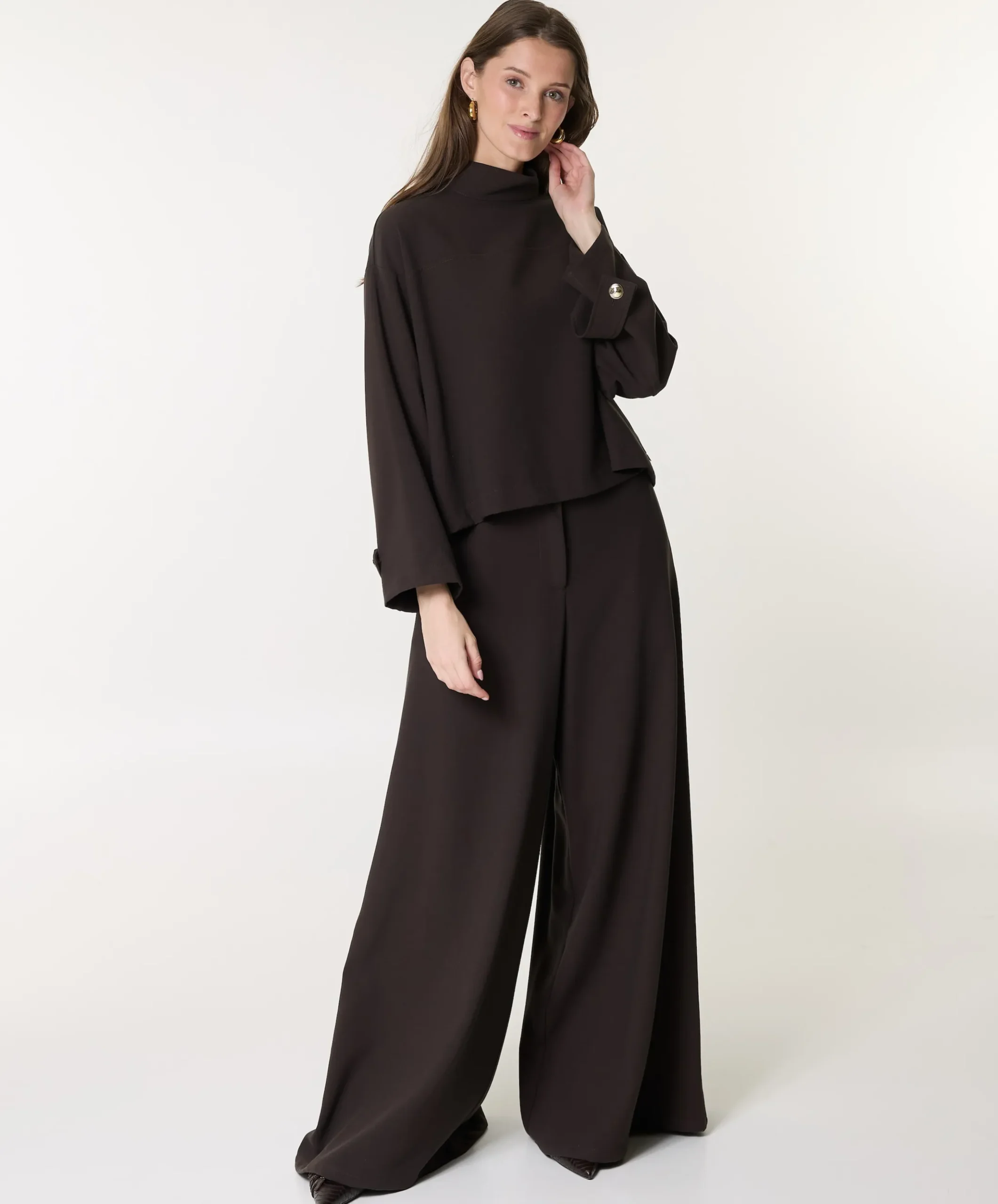 dames broek bruin
