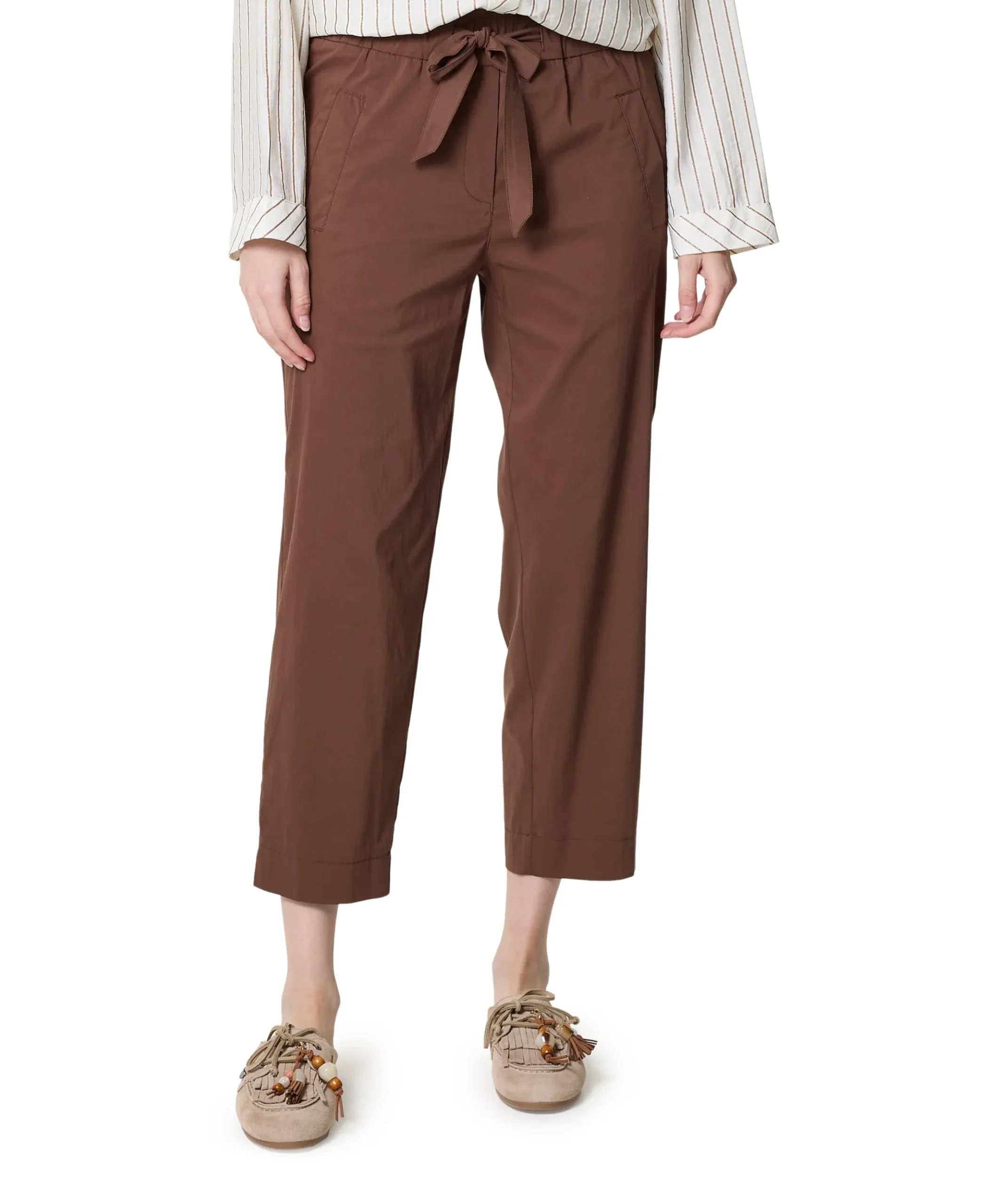 7/8 dames broek bruin