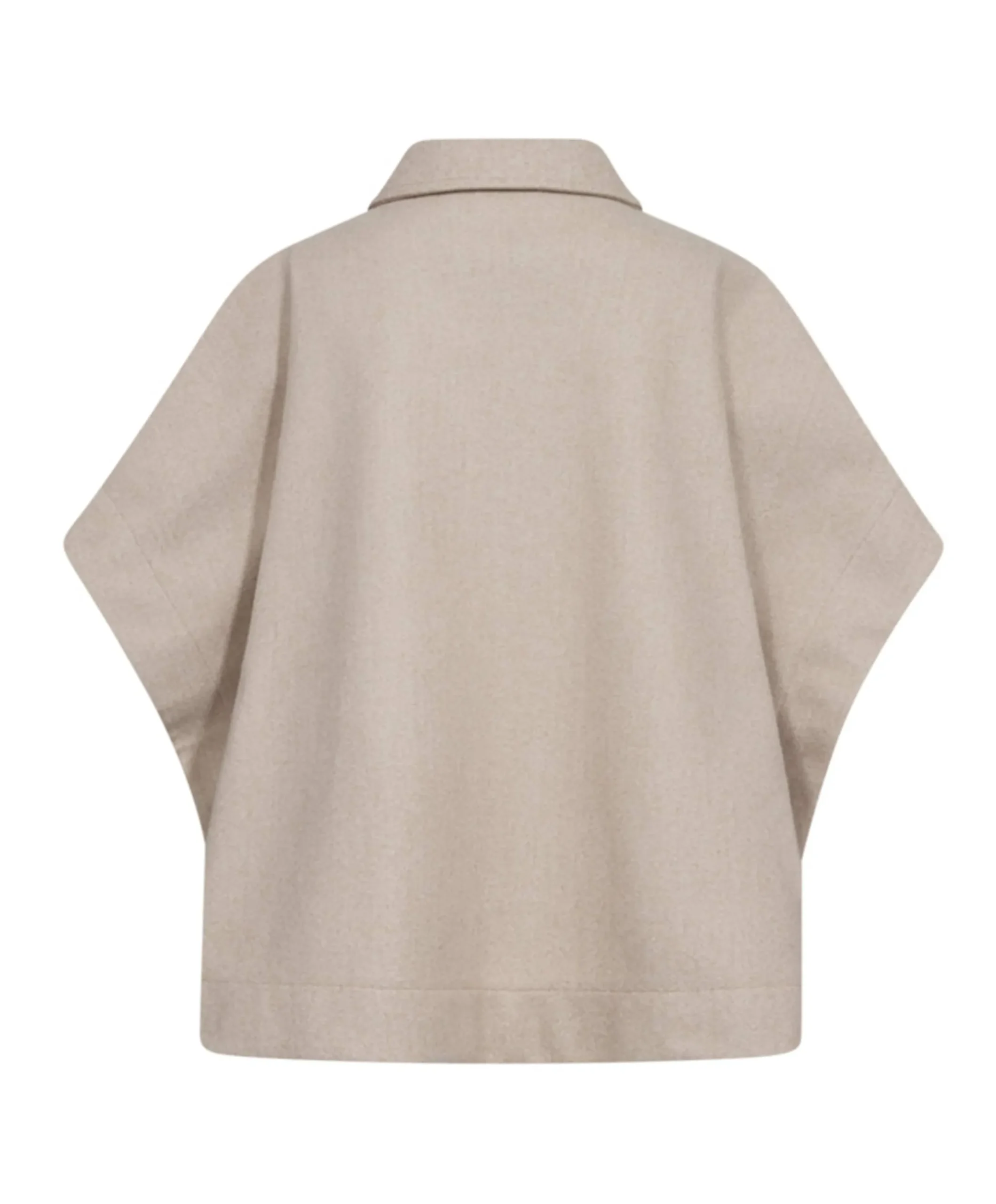 Dames cape beige