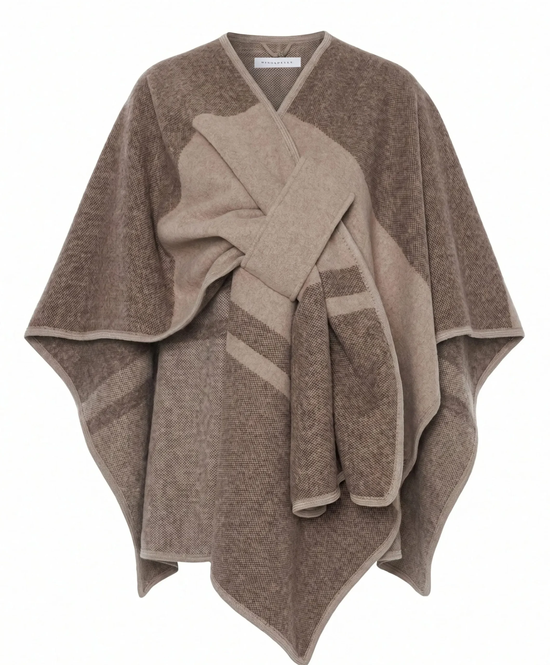 Dames cape beige