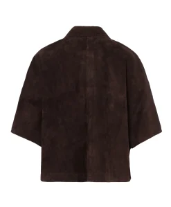 Dames cape bruin