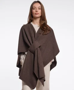 Dames cape bruin