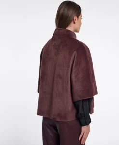 Dames cape bruin