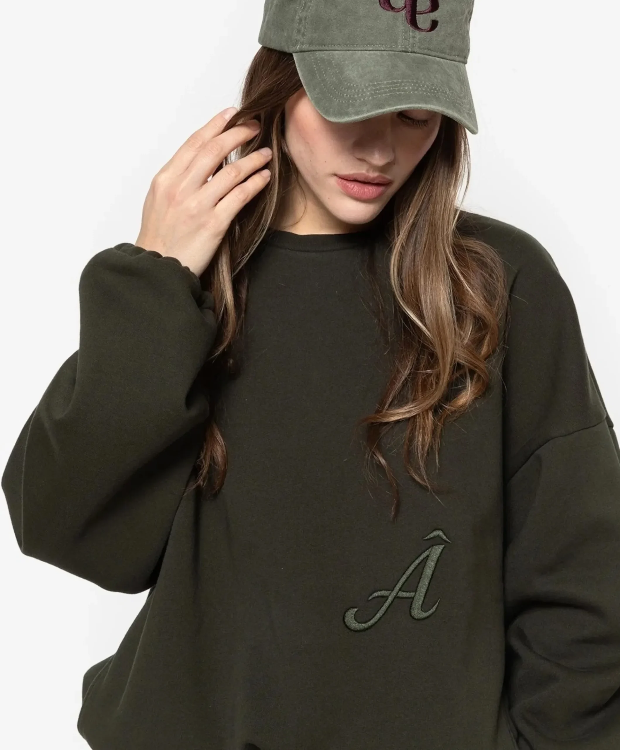 Dames cap groen